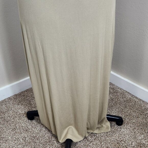 LNA Alsie Rib Mini Dress Pale Khaki Plus Size 3X - Picture 4 of 15